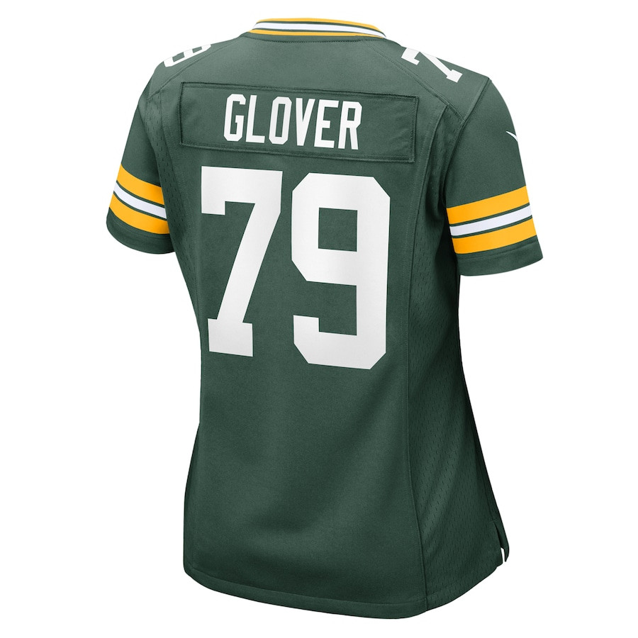 Travis Glover 79 Green Bay Packers Women's Game Jersey - Green JS2249 Saliibo - Image 3