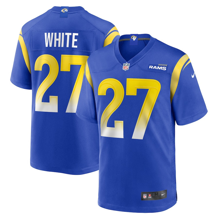 Tre'Davious White 27 Los Angeles Rams Team Game Men Jersey - Royal JS5029 Saliibo