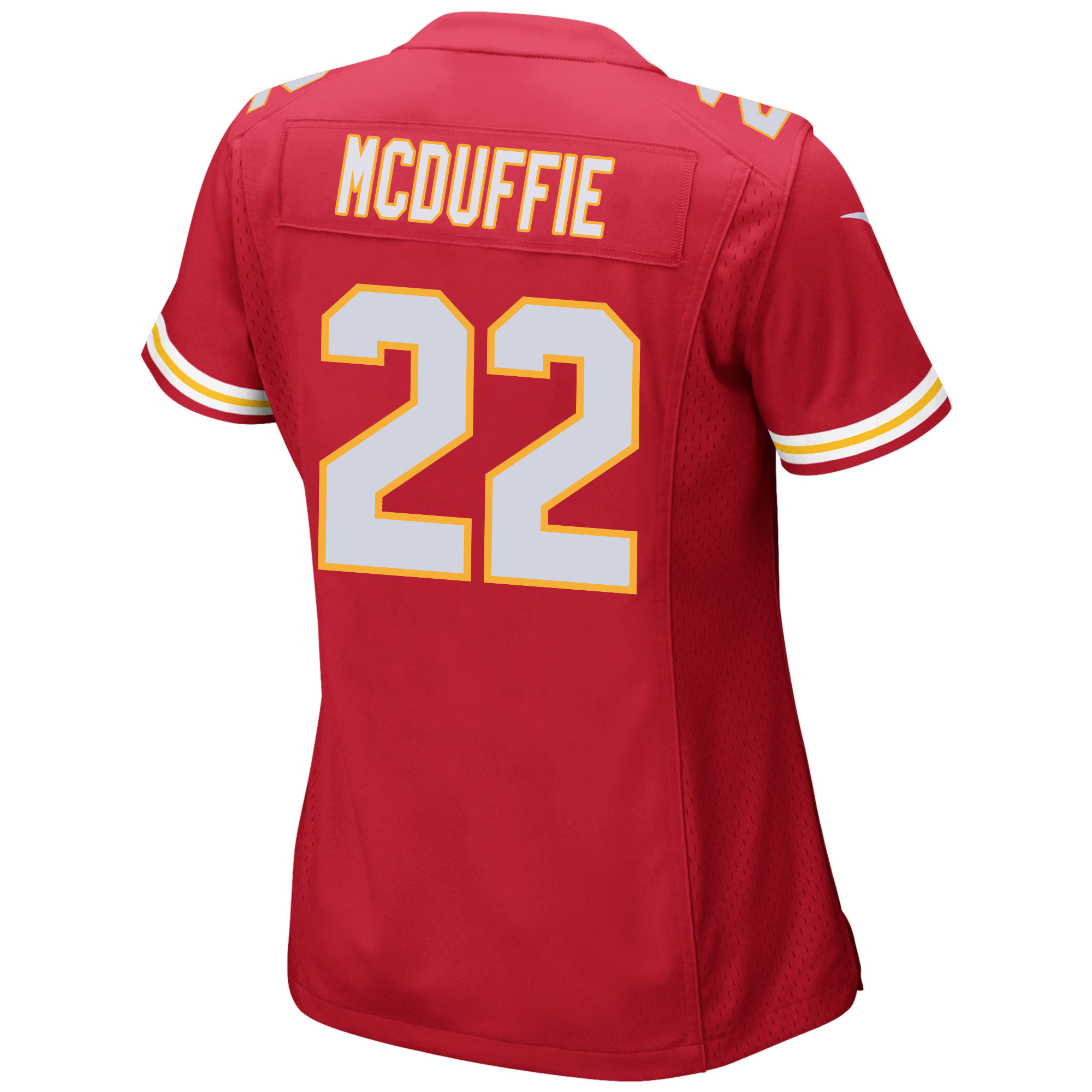 Trent McDuffie 22 Kansas City Chiefs Super Bowl LVIII Patch Game Women Jersey - Red JS1152 Saliibo - Image 3
