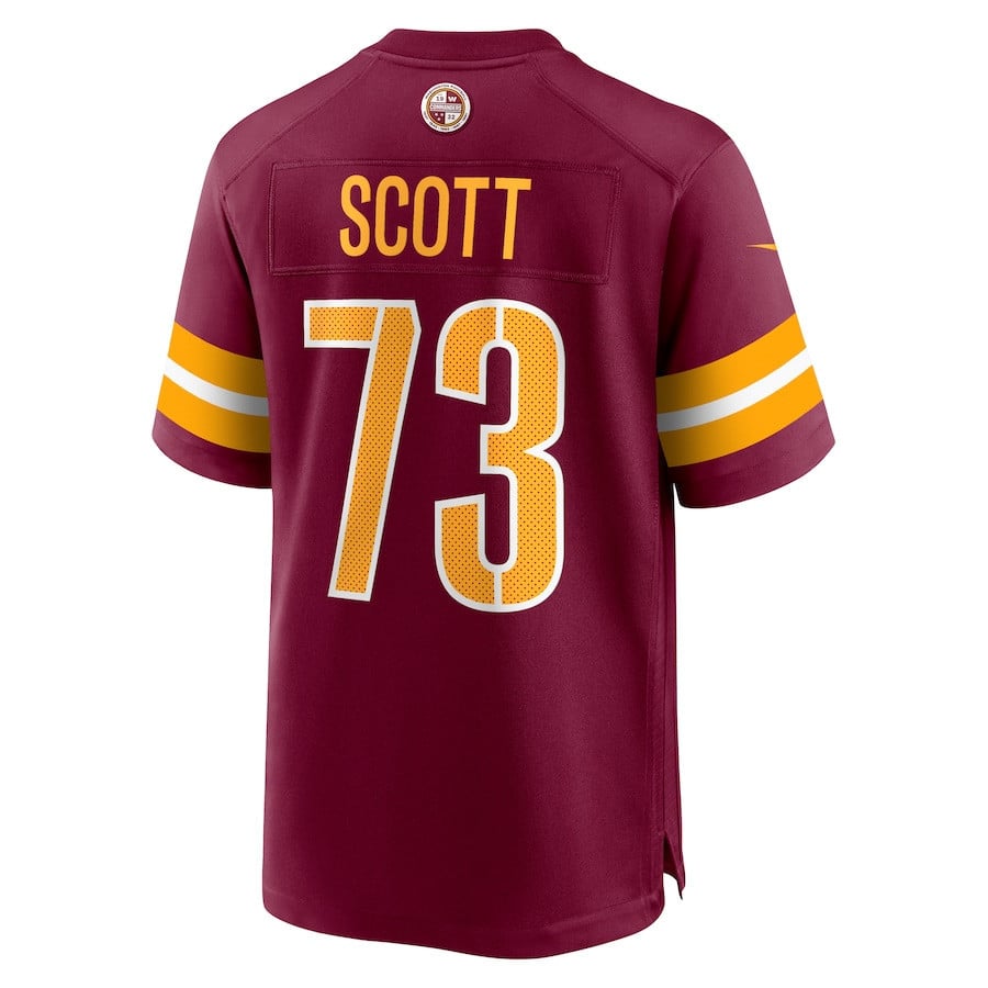 Trent Scott #73 Washington Commanders Super Bowl LIX Youth Jersey - Burgundy JS9054 Saliibo - Image 3