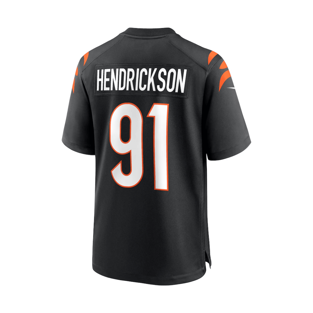 Trey Hendrickson 91 Cincinnati Bengals 2025 Pro Bowl Patch Game Men Jersey - Black JS3020 Saliibo - Image 3