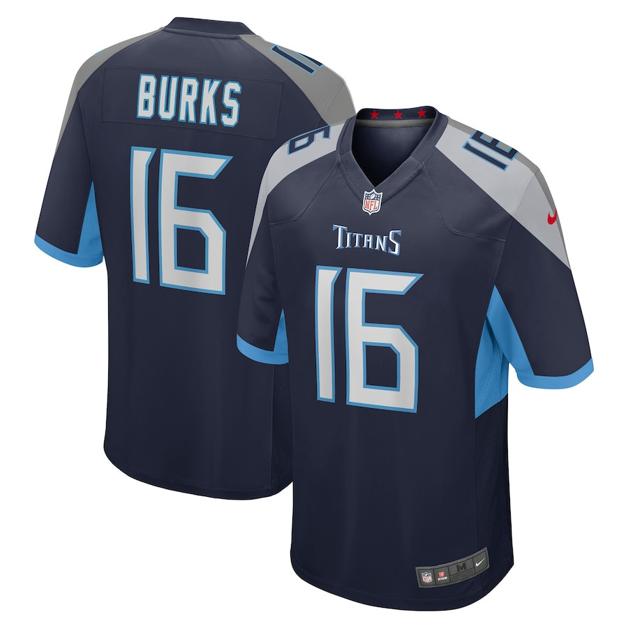 Treylon Burks 6 Tennessee Titans Men Team Game Jersey - Navy JS2175 Saliibo