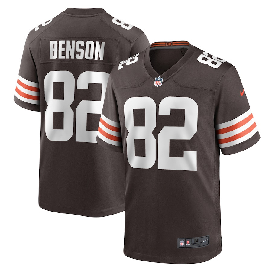 Trinity Benson 82 Cleveland Browns Team Game Jersey - Brown JS2513 Saliibo