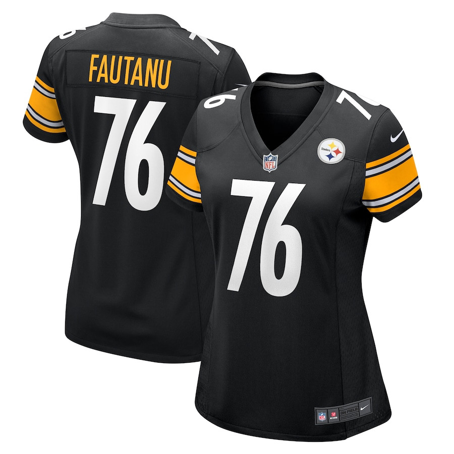 Troy Fautanu 76 Pittsburgh Steelers Women's Game Jersey - Black JS8958 Saliibo