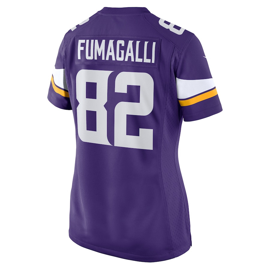 Troy Fumagalli 82 Minnesota Vikings Women Game Jersey - Purple JS3395 Saliibo - Image 3