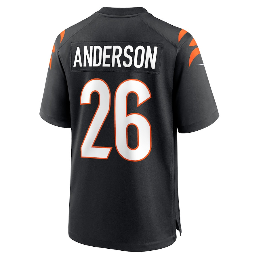 Tycen Anderson 26 Cincinnati Bengals Team Game Men Jersey - Black JS7301 Saliibo - Image 3