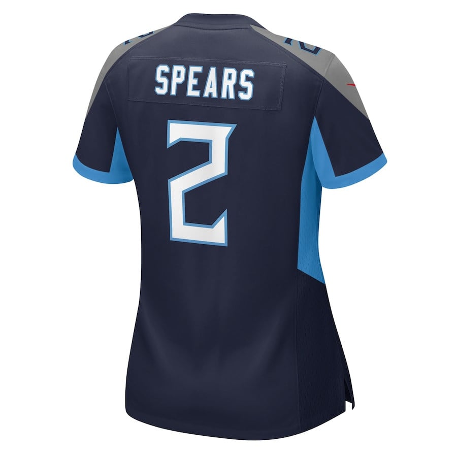 Tyjae Spears 2 Tennessee Titans Women's Game Jersey - Navy JS8551 Saliibo - Image 3