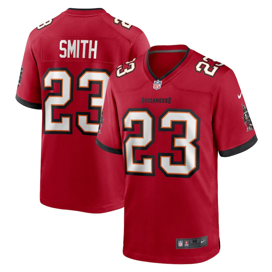 Tykee Smith 23 Tampa Bay Buccaneers Game Men Jersey - Red JS6757 Saliibo