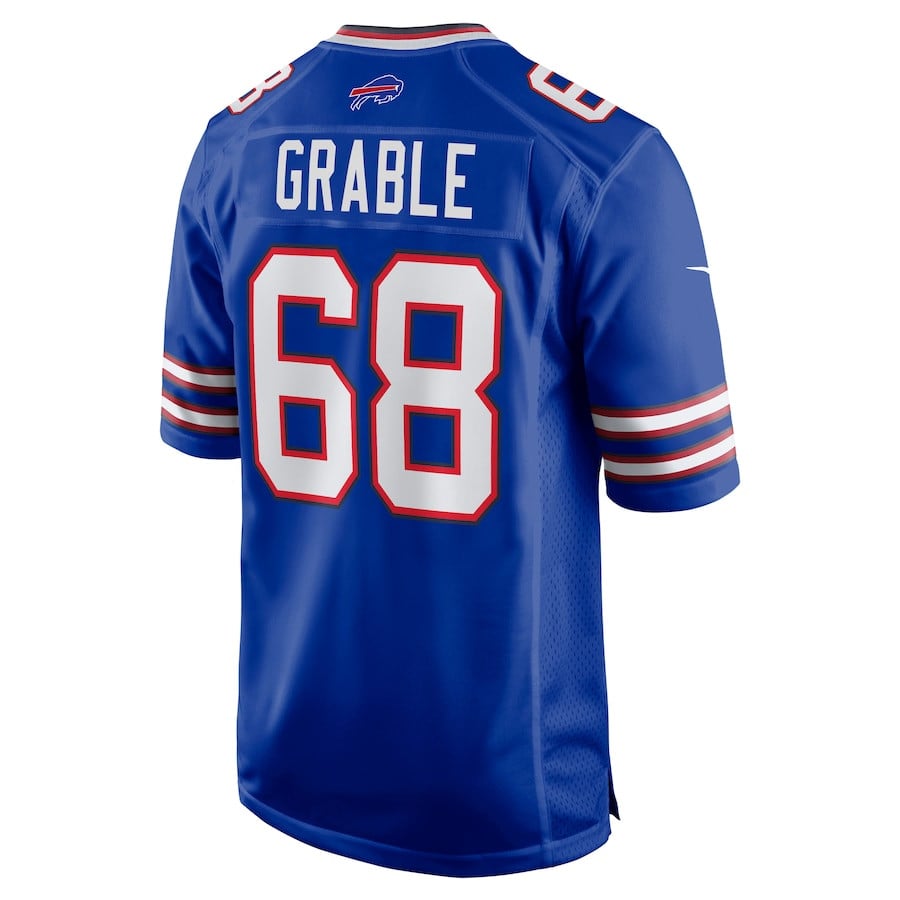 Tylan Grable 68 Buffalo Bills Game Men Jersey - Royal JS3587 Saliibo - Image 3