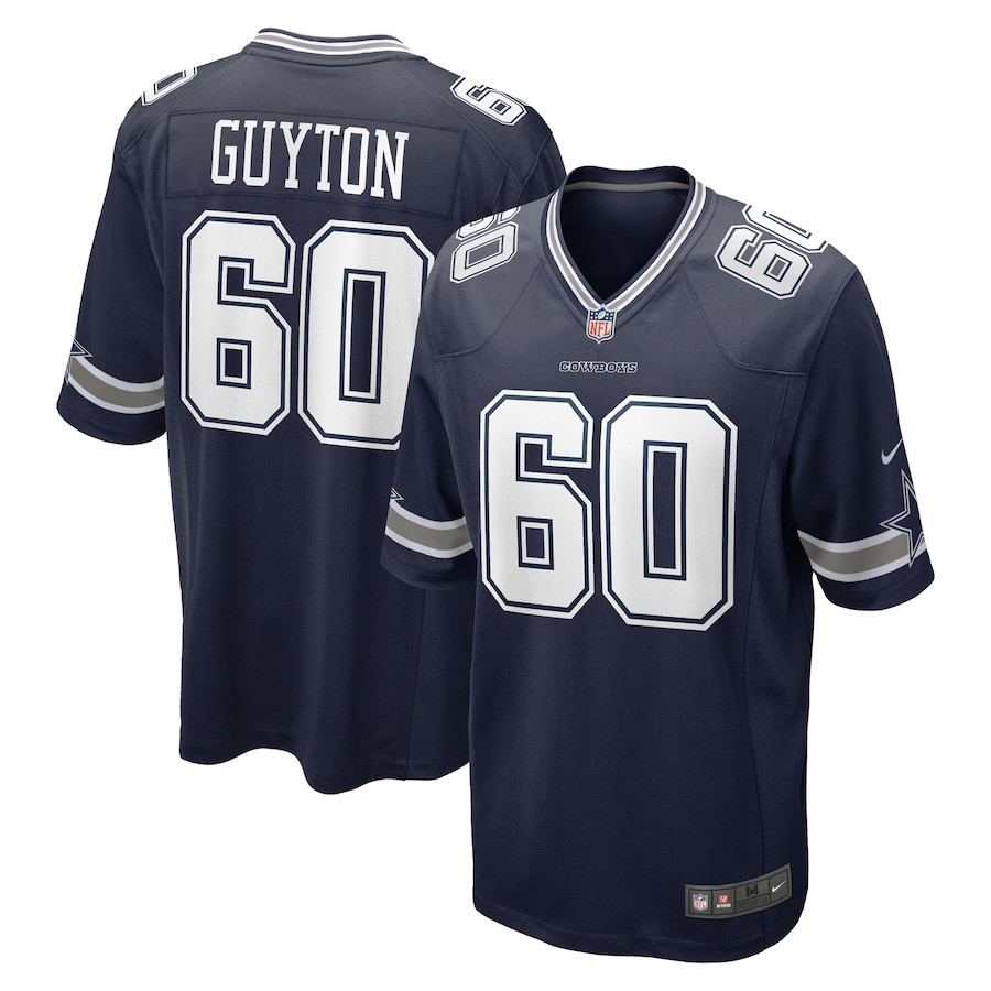 Tyler Guyton 60 Dallas Cowboys 2024 NFL Draft First Round Pick Player Game Jersey - Men JS1774 Saliibo