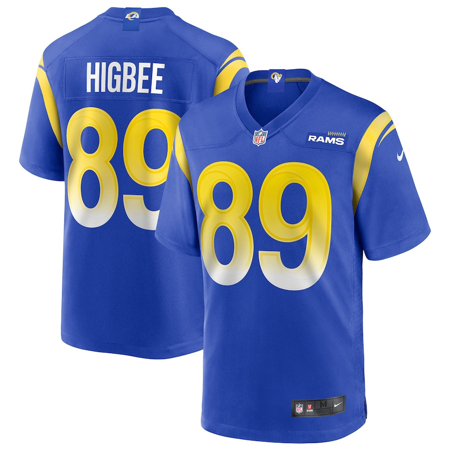 Tyler Higbee 89 Los Angeles Rams Men Game Jersey - Royal JS4616 Saliibo