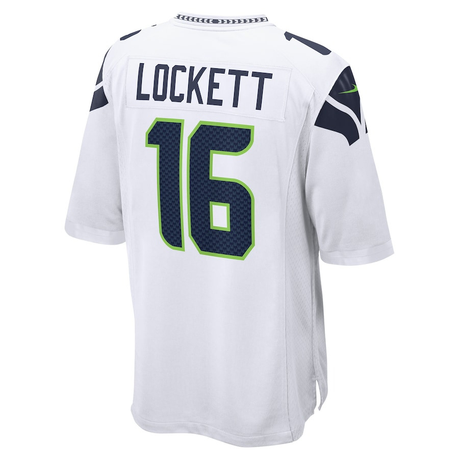 Tyler Lockett 16 Seattle Seahawks Men Game Jersey - White JS7792 Saliibo - Image 3