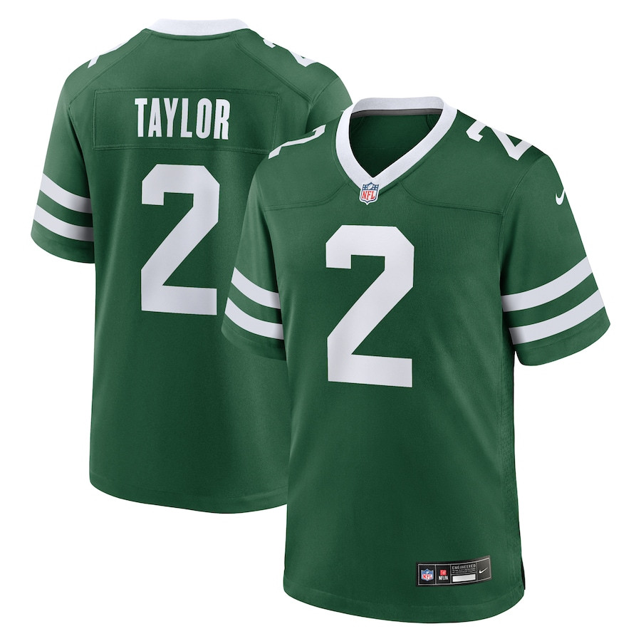 Tyrod Taylor 2 New York Jets Team Game Men Jersey - Legacy Green JS2157 Saliibo