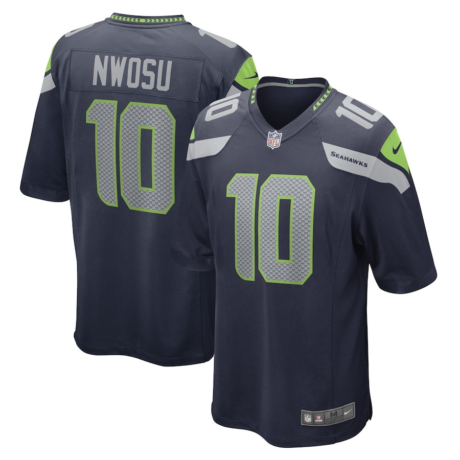 Uchenna Nwosu 10 Seattle Seahawks Men Game Jersey - College Navy JS9497 Saliibo