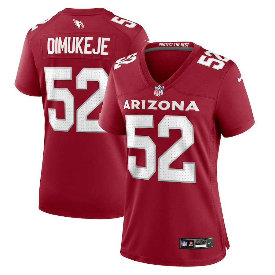 Victor Dimukeje 52 Arizona Cardinals Women's Game Jersey - Cardinal JS1574 Saliibo