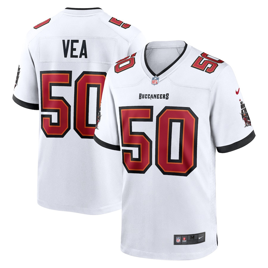 Vita Vea 50 Tampa Bay Buccaneers Game Men Jersey - White JS9228 Saliibo