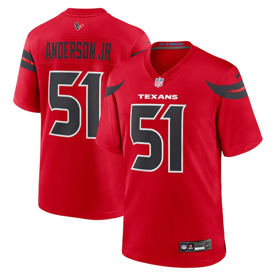 Will Anderson Jr. 51 Houston Texans Alternate Game Jersey - Men, Red JS1918 Saliibo