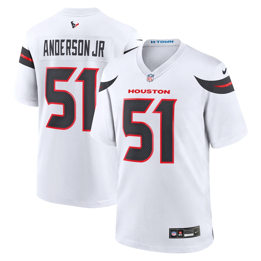 Will Anderson Jr. 51 Houston Texans Game Jersey - Men, White JS6401 Saliibo