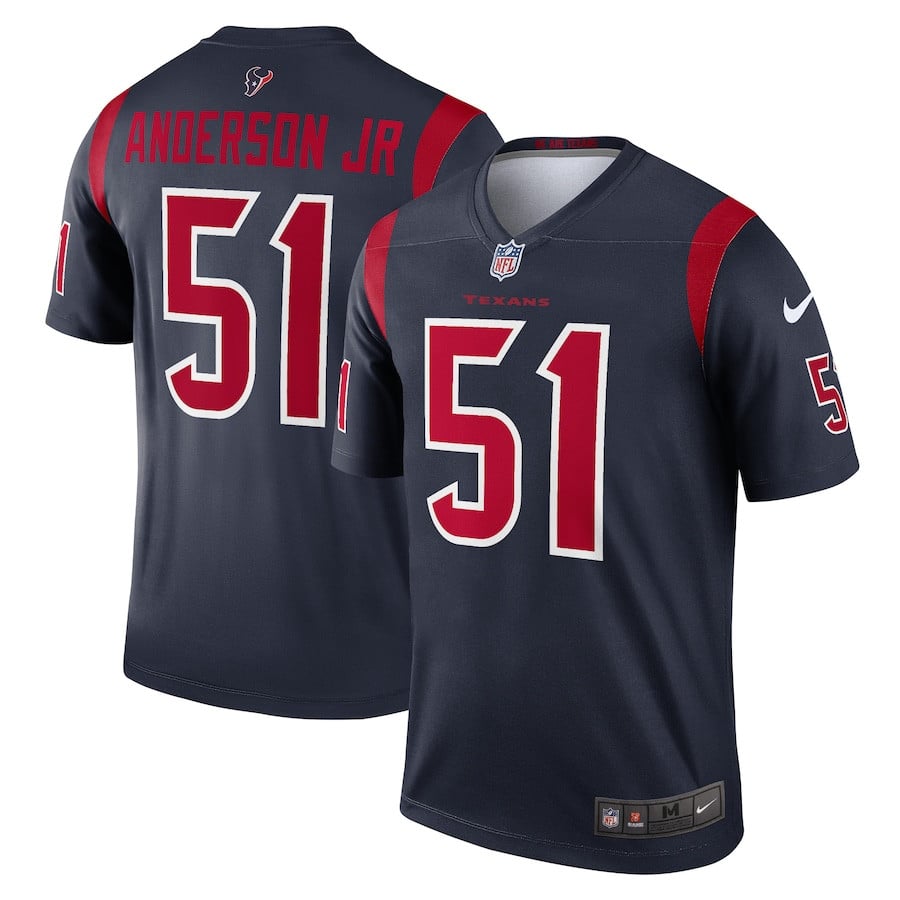 Will Anderson Jr. 51 Houston Texans Legend Men Jersey - Navy JS7982 Saliibo