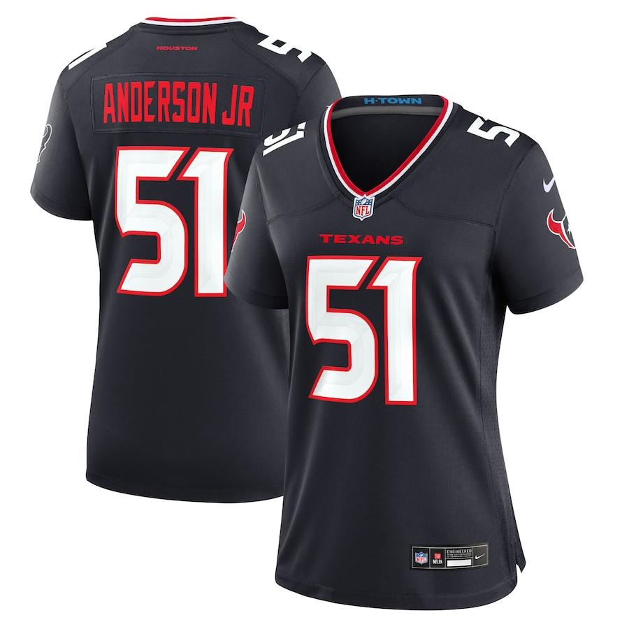 Will Anderson Jr. 51 Houston Texans Women Game Jersey - Navy JS4888 Saliibo
