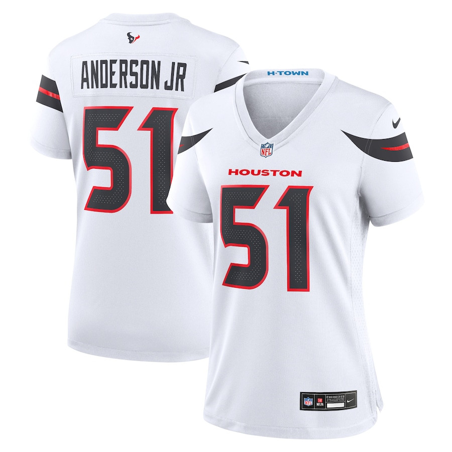 Will Anderson Jr. 51 Houston Texans Women Game Jersey - White JS1256 Saliibo