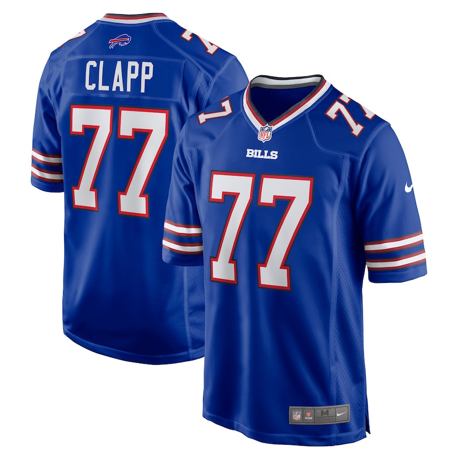 Will Clapp 77 Buffalo Bills Game Men Jersey - Royal JS5599 Saliibo