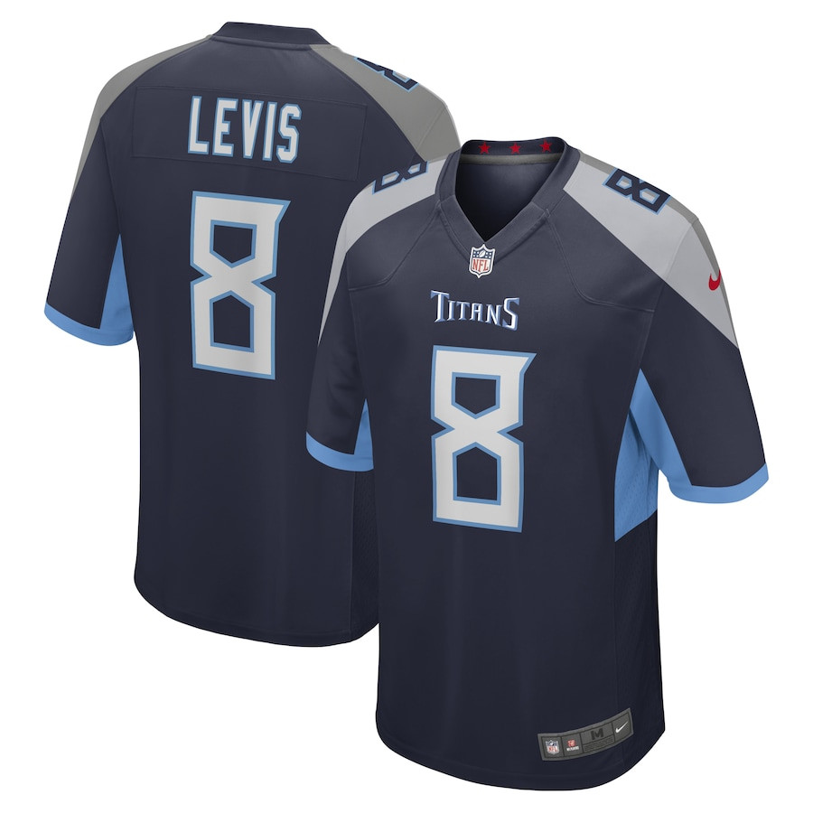 Will Levis 8 Tennessee Titans Game Men Jersey - Navy JS3506 Saliibo
