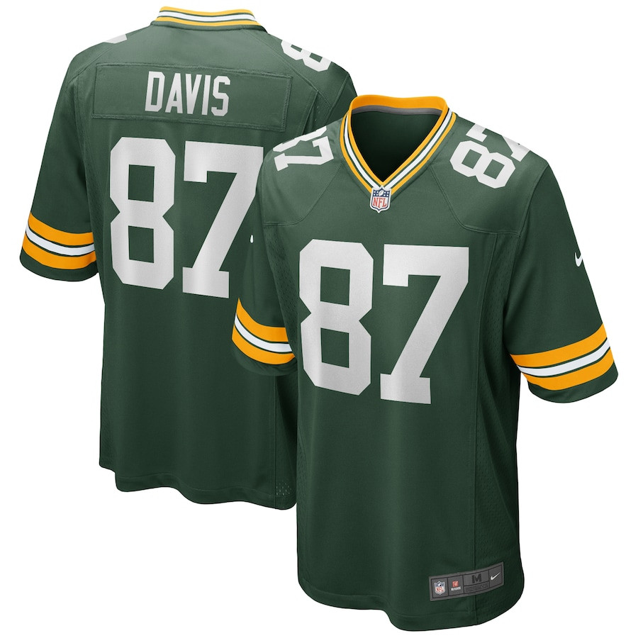 Willie Davis 87 Green Bay Packers Men Game Retired Jersey - Green JS4265 Saliibo