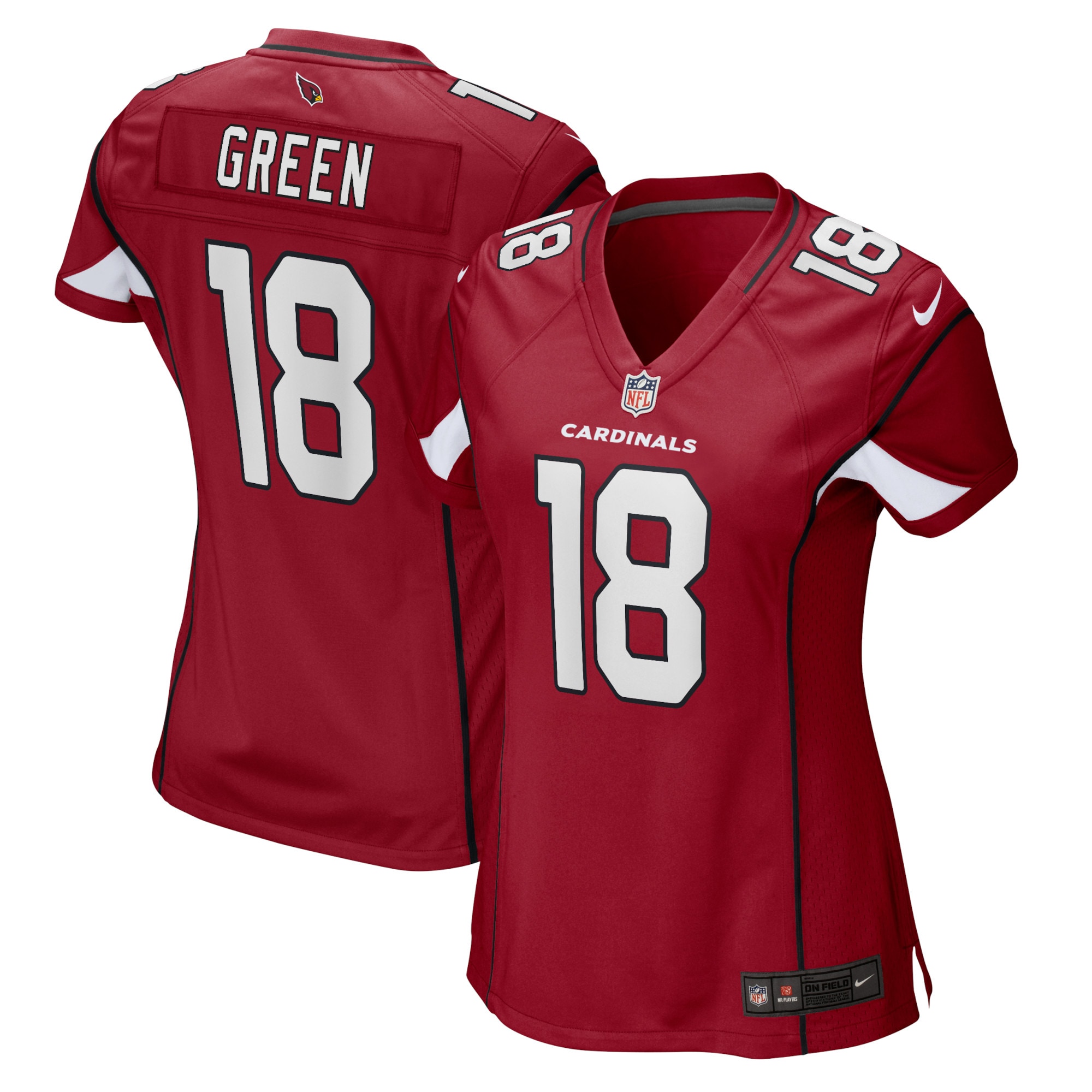 Women's Arizona Cardinals A.J. Green Cardinal Game Jersey JS3628 Saliibo