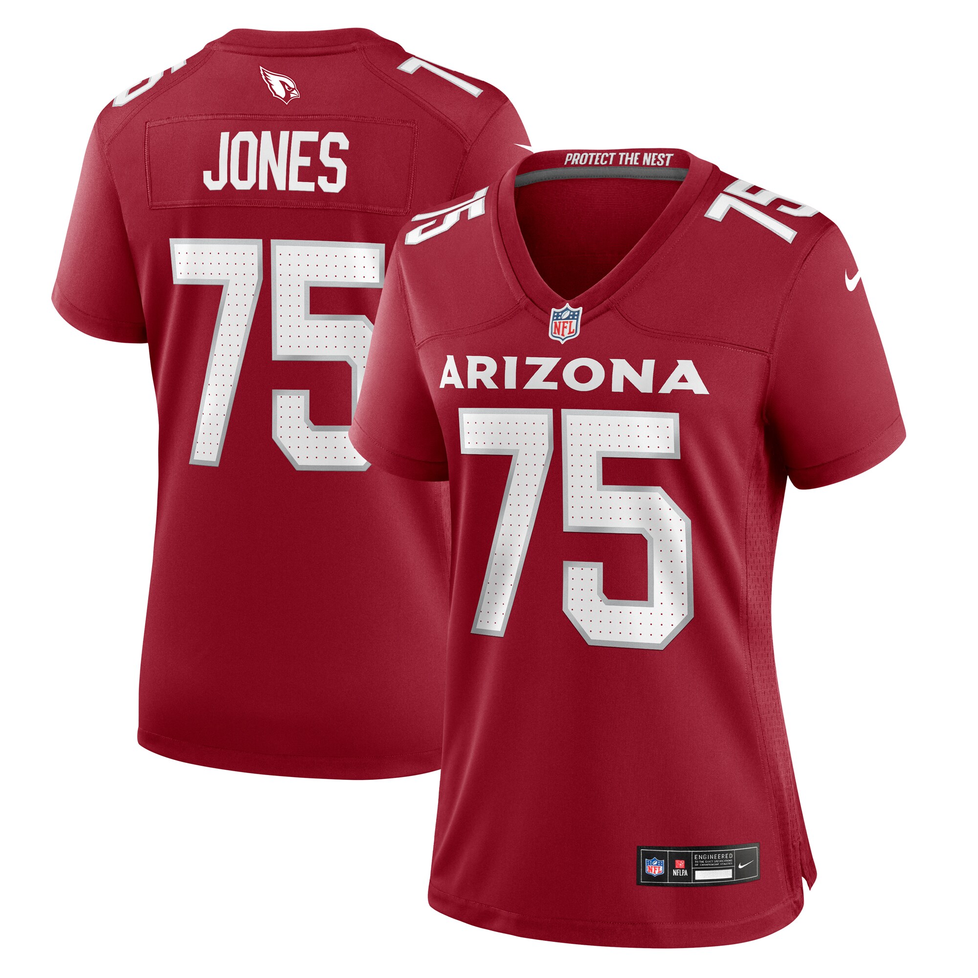 Women's Arizona Cardinals Christian Jones Cardinal Game Jersey JS4030 Saliibo