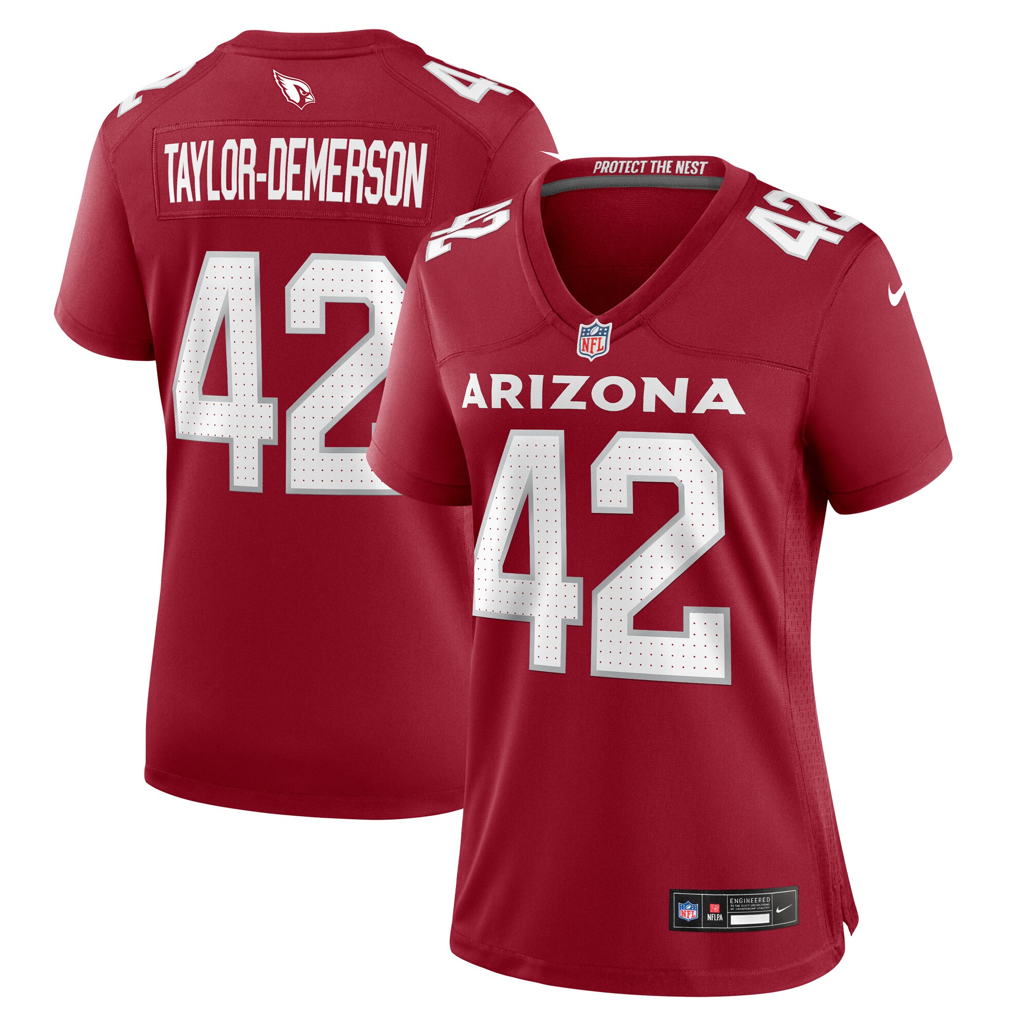 Women's Arizona Cardinals Dadrion Taylor-Demerson Cardinal Game Jersey JS1506 Saliibo