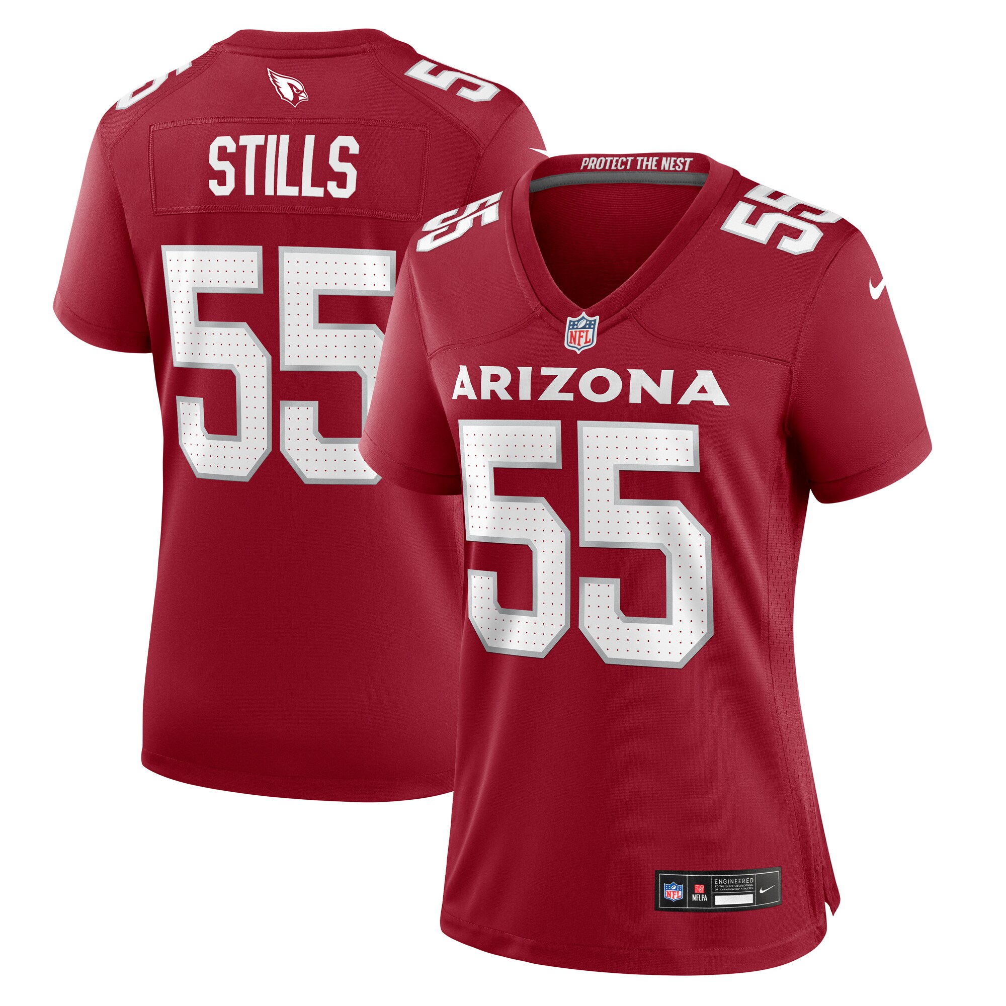Women's Arizona Cardinals Dante Stills Cardinal Game Jersey JS2142 Saliibo