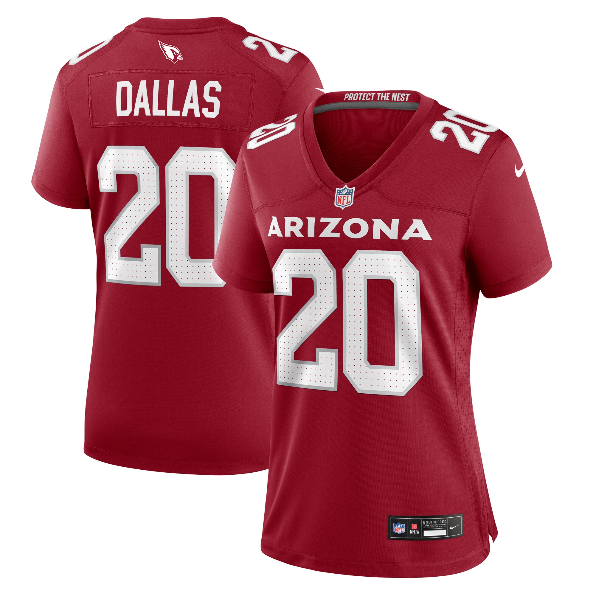 Women's Arizona Cardinals DeeJay Dallas Cardinal Game Jersey JS8395 Saliibo