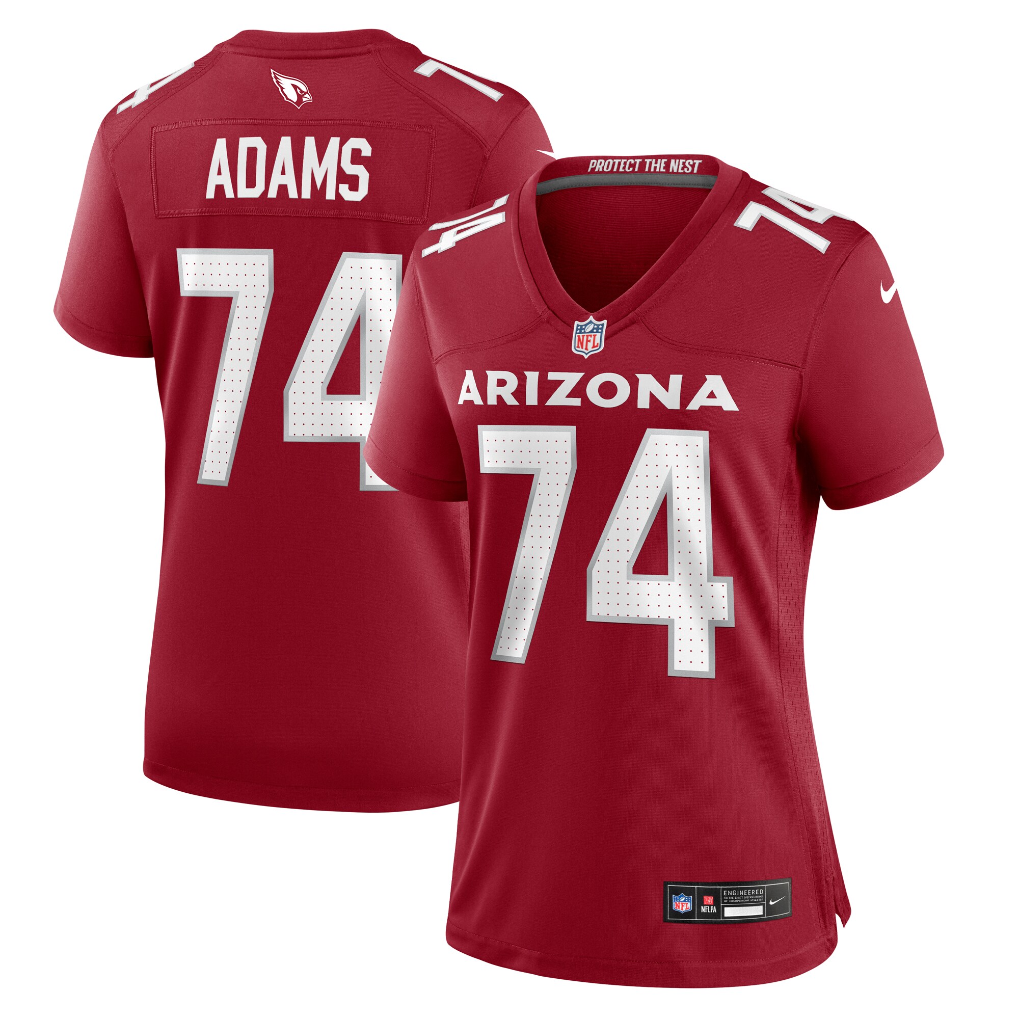 Women's Arizona Cardinals Isaiah Adams Cardinal Game Jersey JS1777 Saliibo