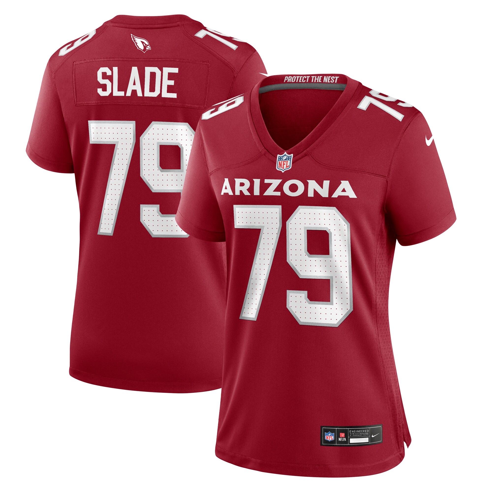 Women's Arizona Cardinals Jacob Slade Cardinal Game Jersey JS5192 Saliibo