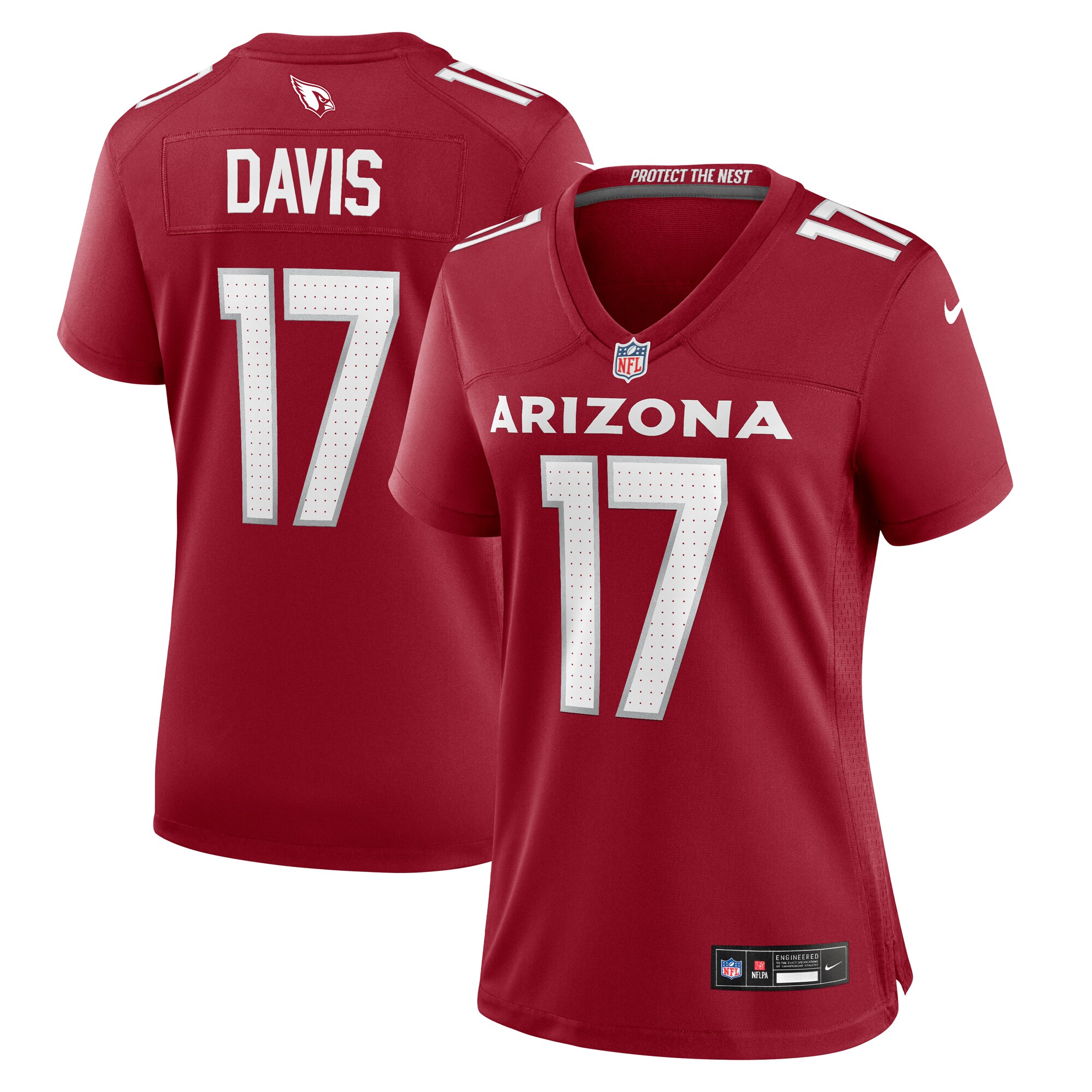 Women's Arizona Cardinals Kaden Davis Cardinal Team Game Jersey JS1422 Saliibo