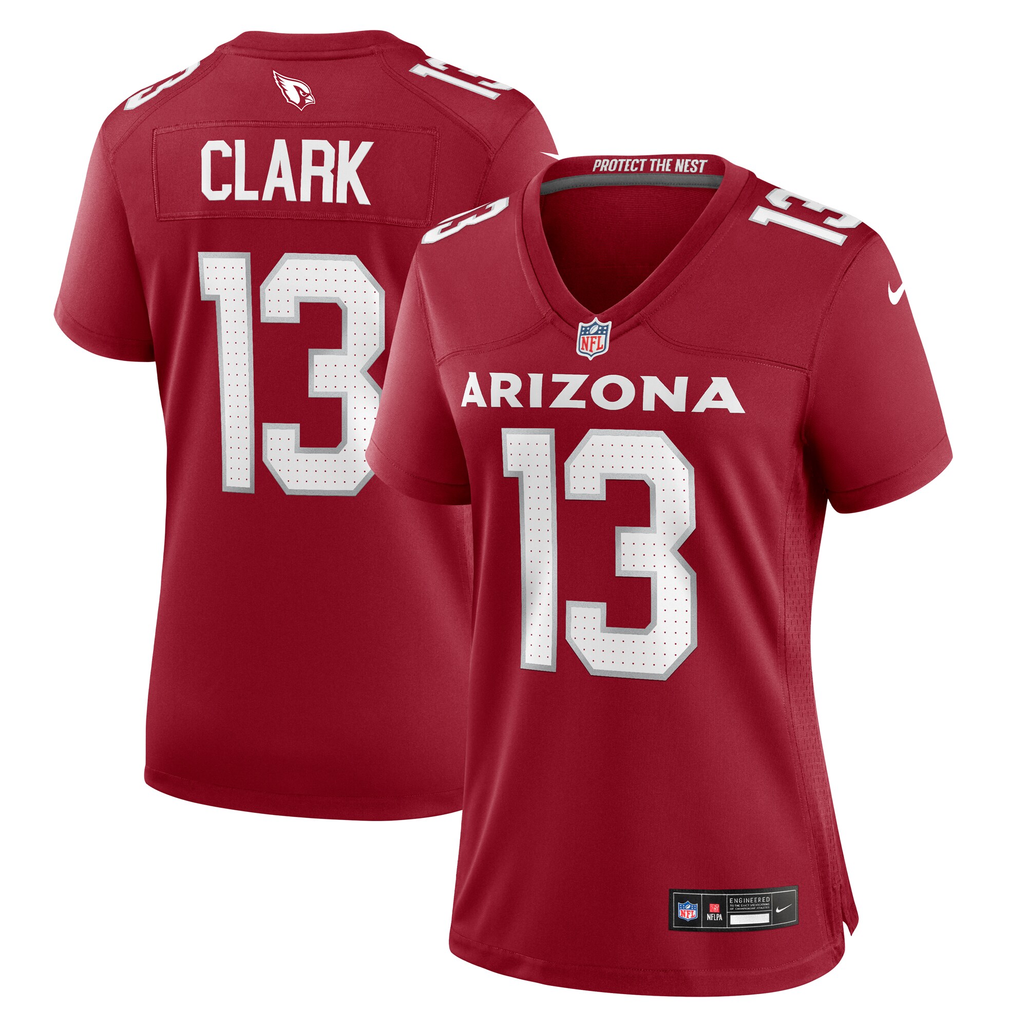 Women's Arizona Cardinals Kei'Trel Clark Cardinal Game Jersey JS2778 Saliibo