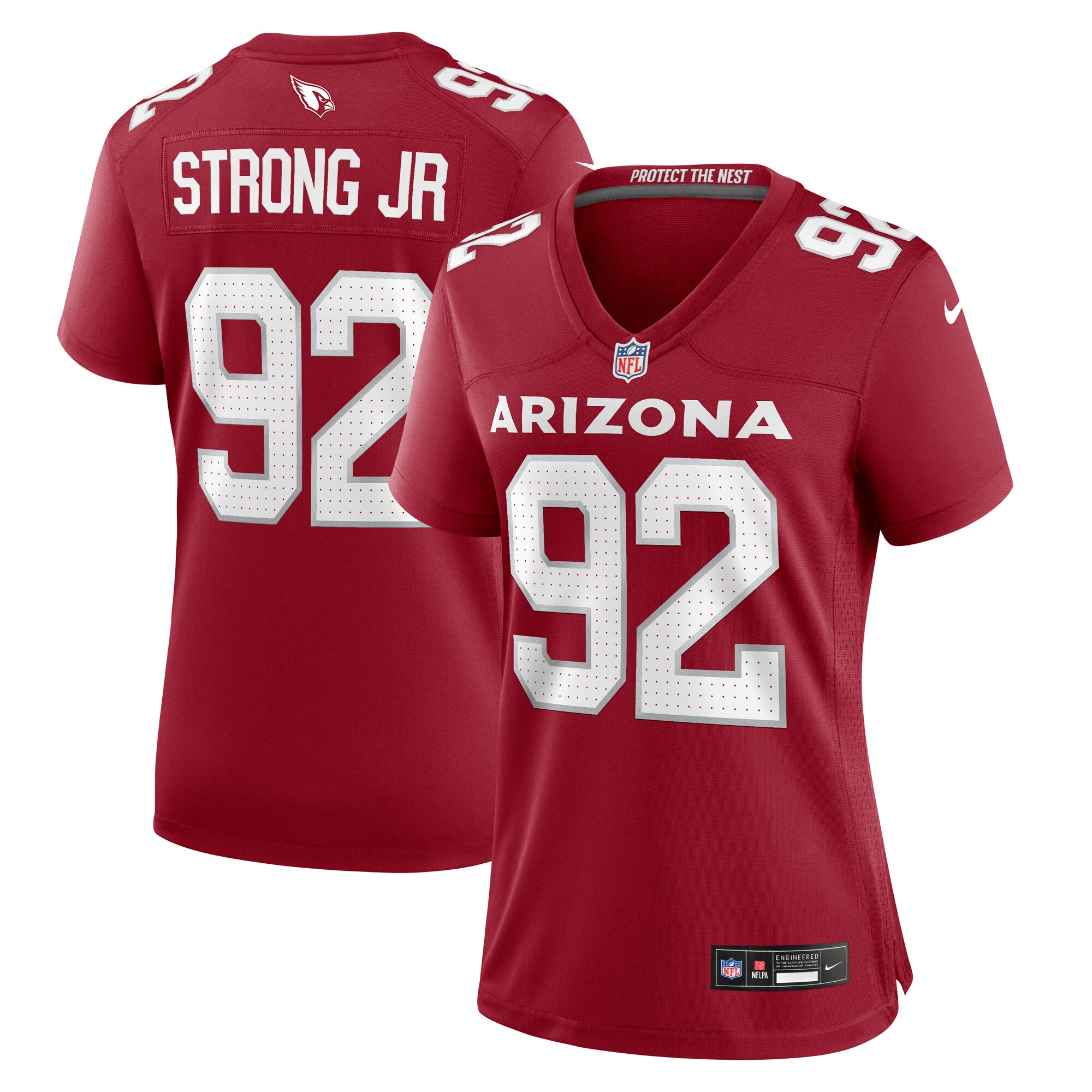 Women's Arizona Cardinals Kevin Strong Cardinal Women's All Player Jersey JS6919 Saliibo