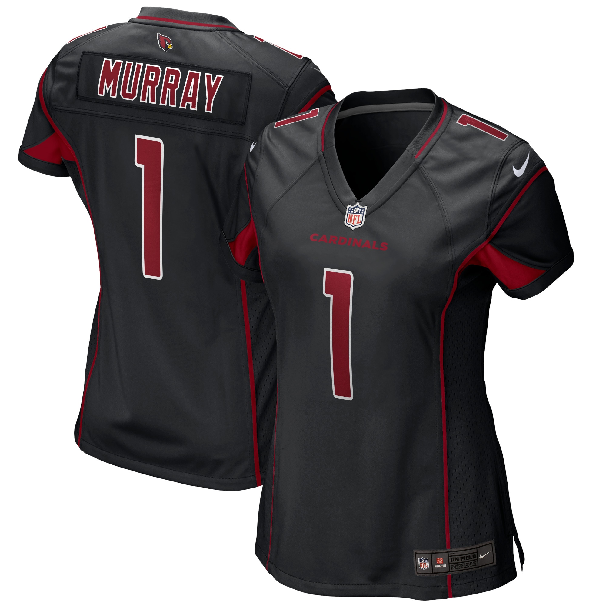 Women's Arizona Cardinals Kyler Murray Black Alternate Game Player Jersey JS6683 Saliibo