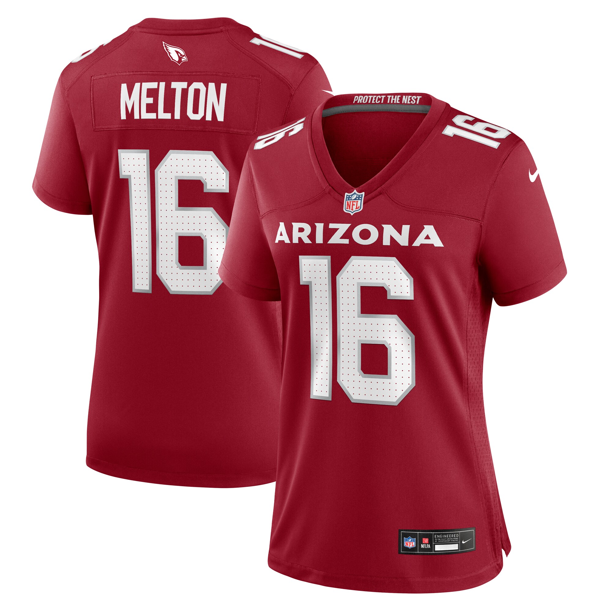 Women's Arizona Cardinals Max Melton Cardinal Game Jersey JS1575 Saliibo