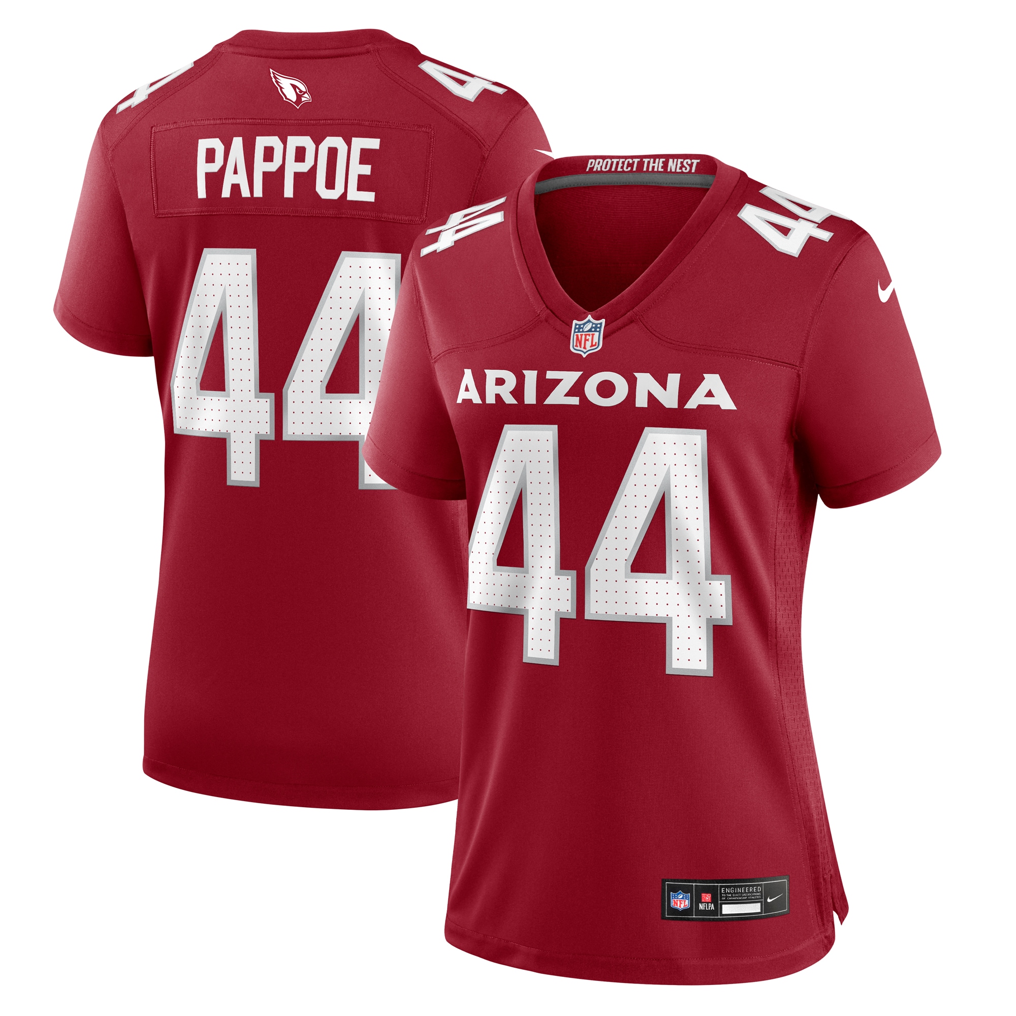 Women's Arizona Cardinals Owen Pappoe Cardinal Game Jersey JS2842 Saliibo