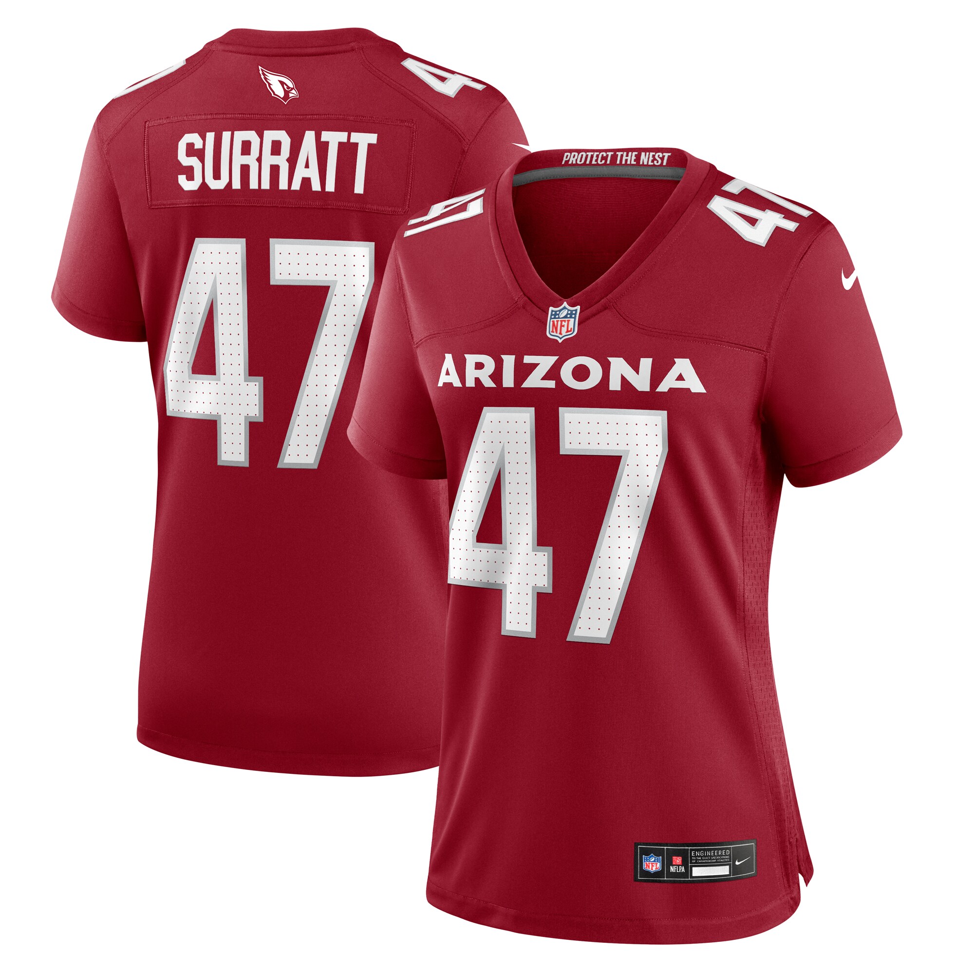 Women's Arizona Cardinals Sage Surratt Cardinal Game Jersey JS3299 Saliibo