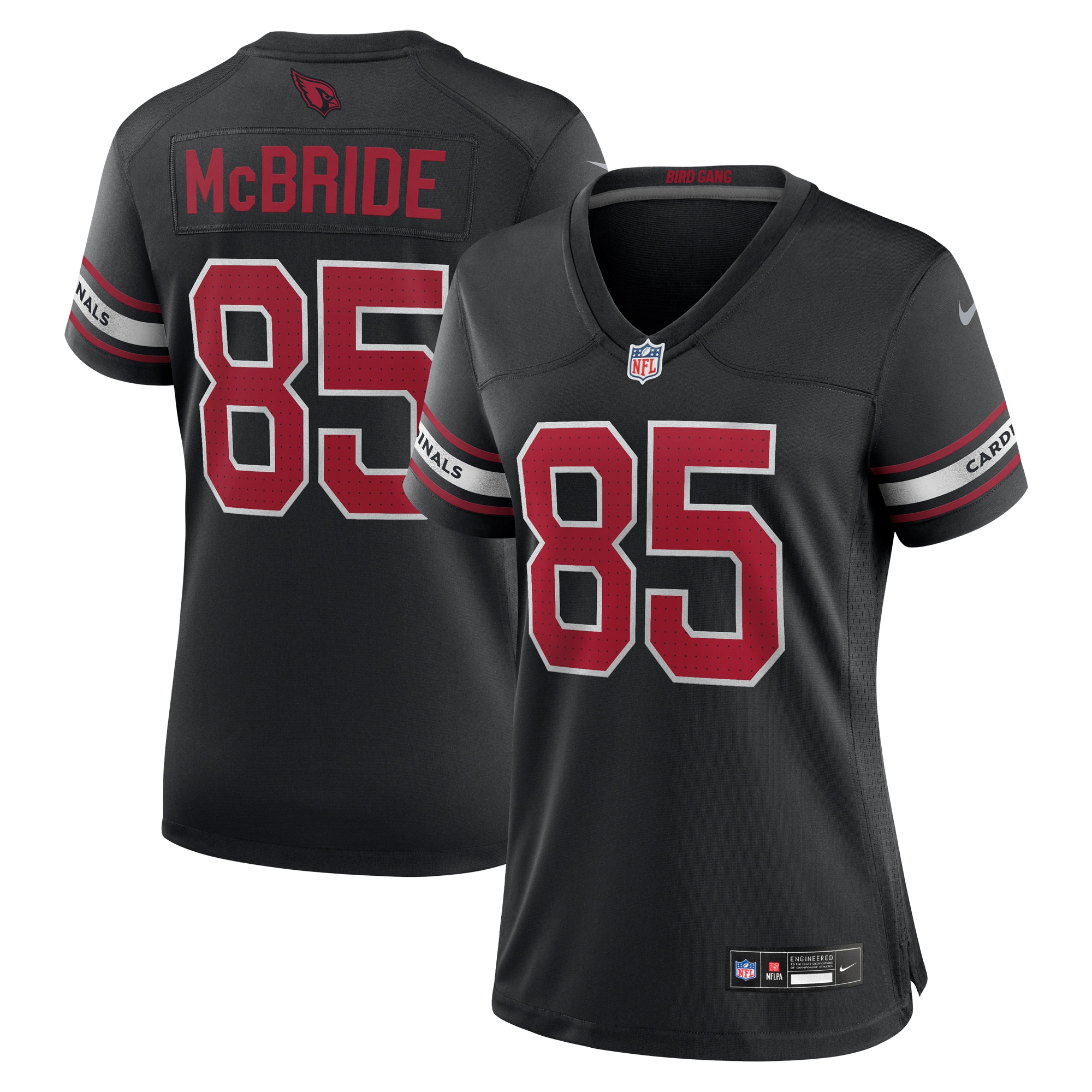 Women's Arizona Cardinals Trey McBride Black Alternate Game Jersey JS7816 Saliibo