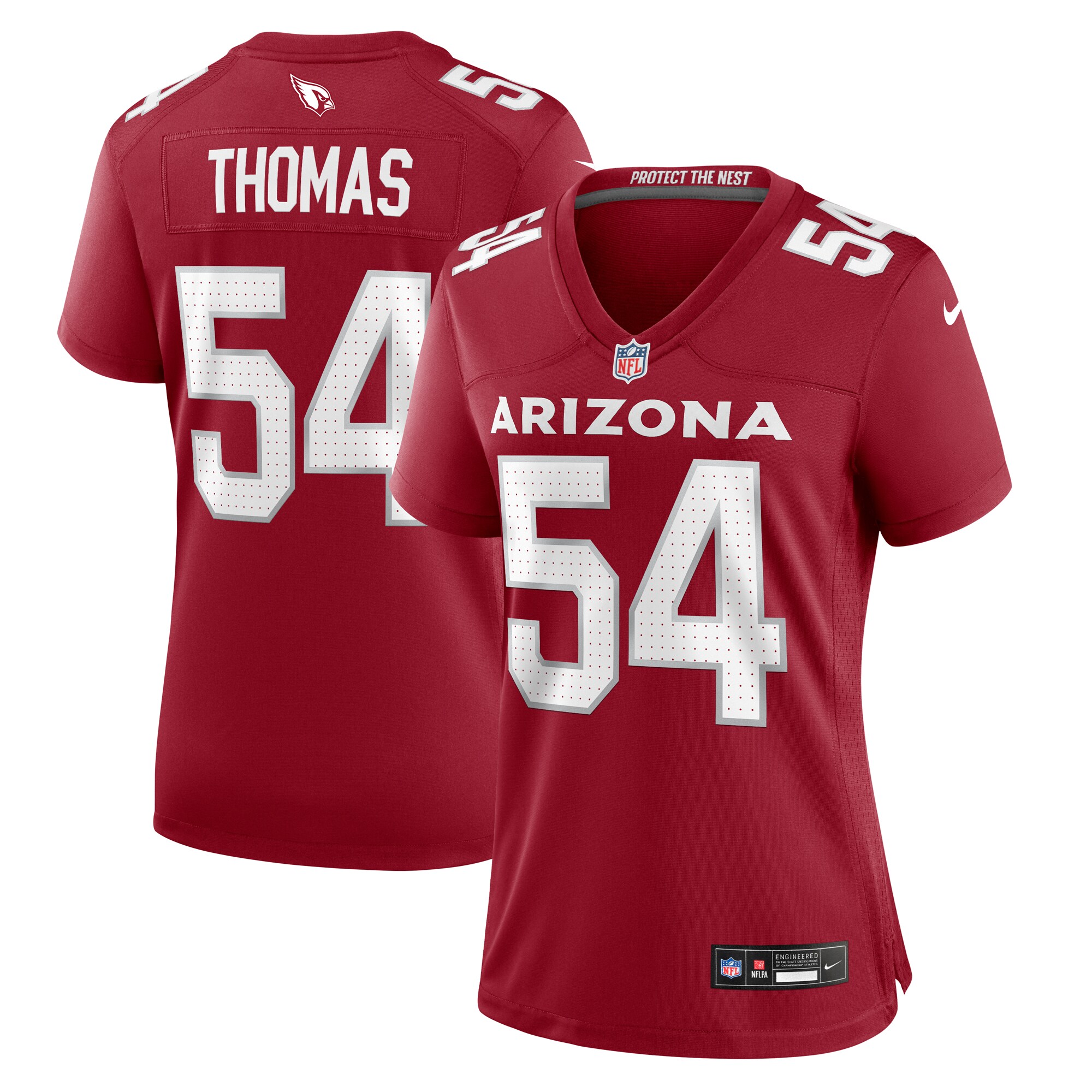 Women's Arizona Cardinals Xavier Thomas Cardinal Game Jersey JS4192 Saliibo