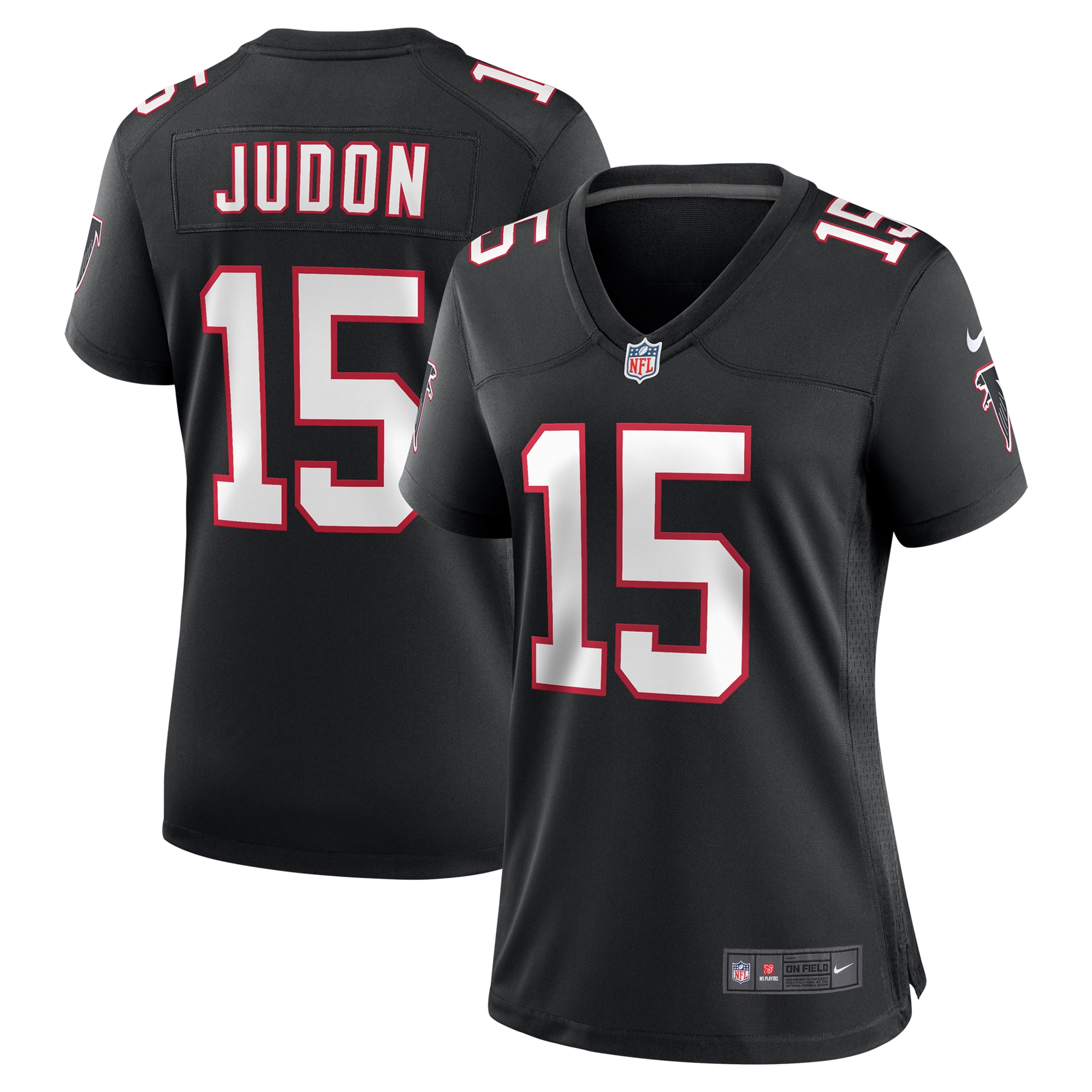 Women's Atlanta Falcons Matthew Judon Black Player Game Jersey JS1757 Saliibo