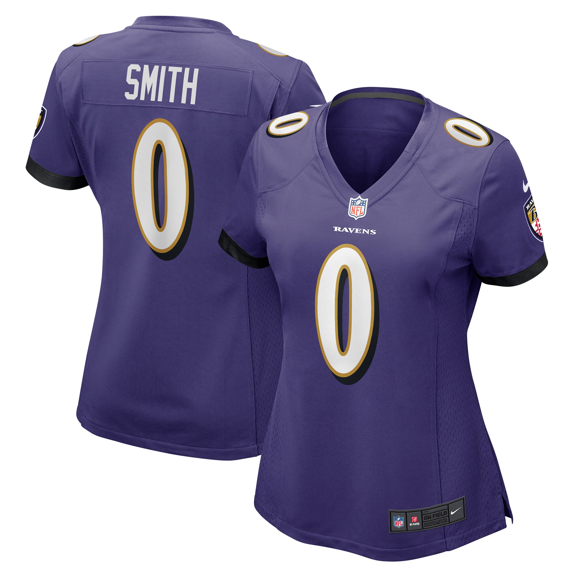 Women's Baltimore Ravens Roquan Smith Purple Team Game Jersey JS9742 Saliibo