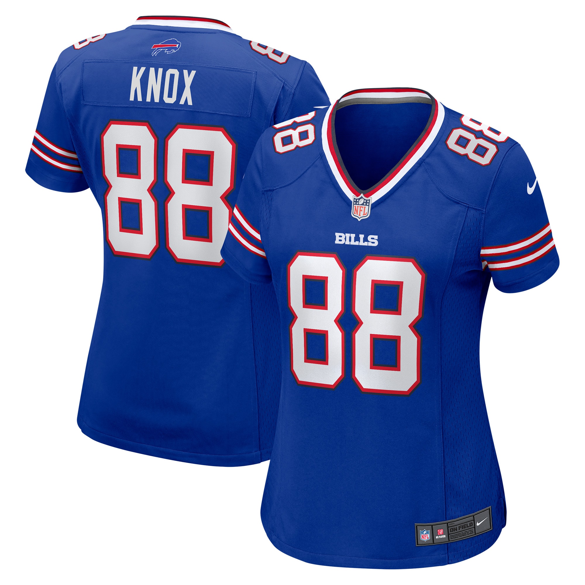 Women's Buffalo Bills Dawson Knox Royal Game Jersey JS8233 Saliibo