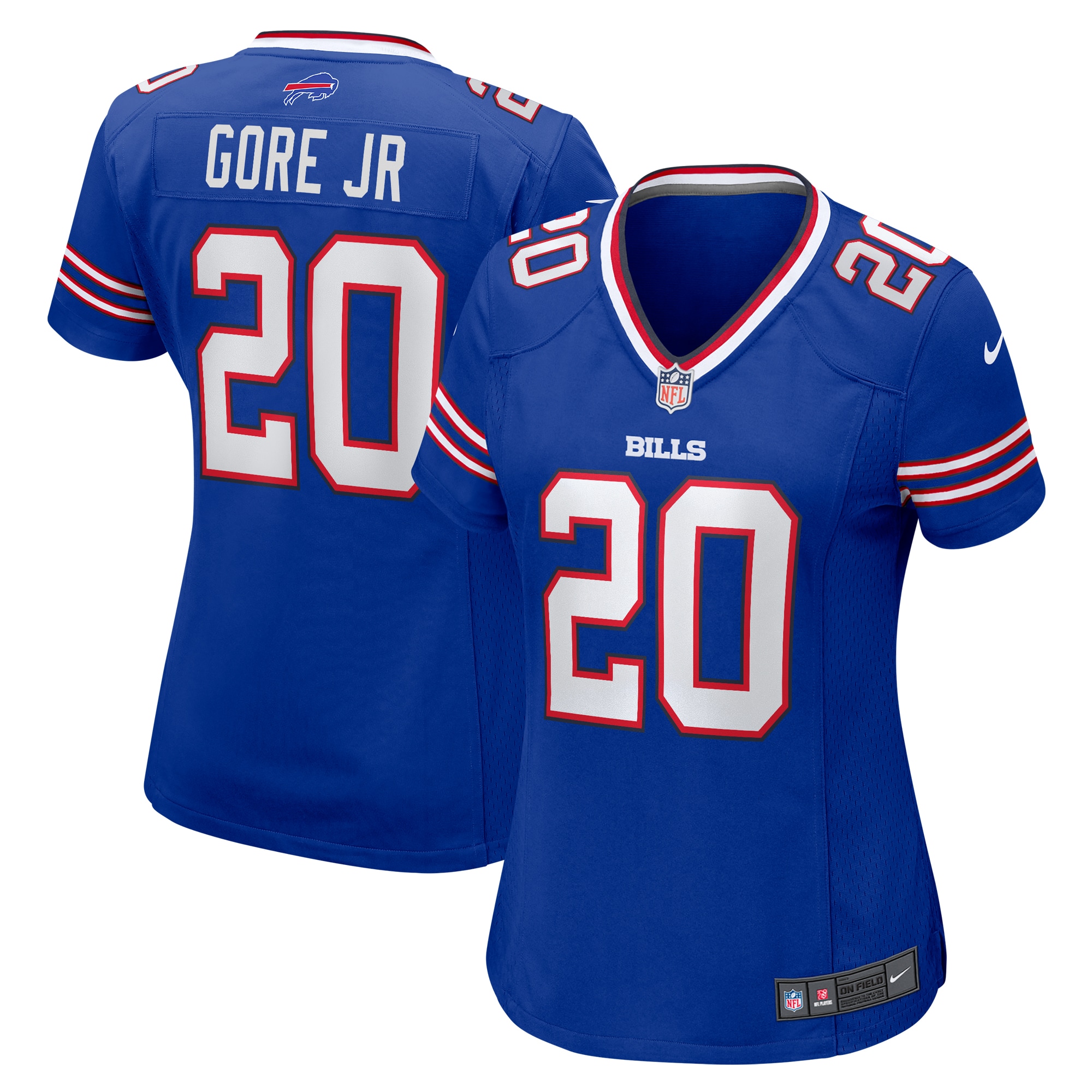 Women's Buffalo Bills Frank Gore Jr. Royal Game Jersey JS2400 Saliibo