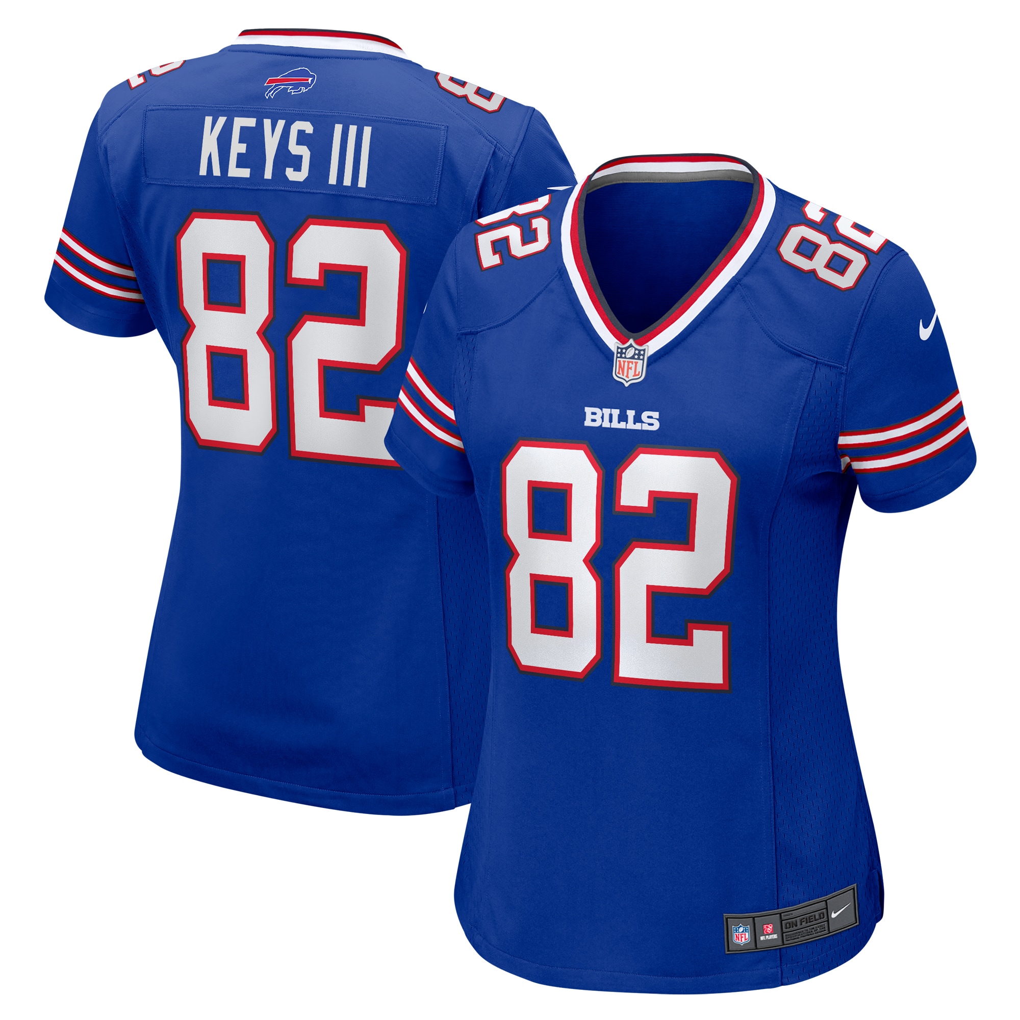 Women's Buffalo Bills Lawrence Keys III Royal Game Jersey JS4808 Saliibo