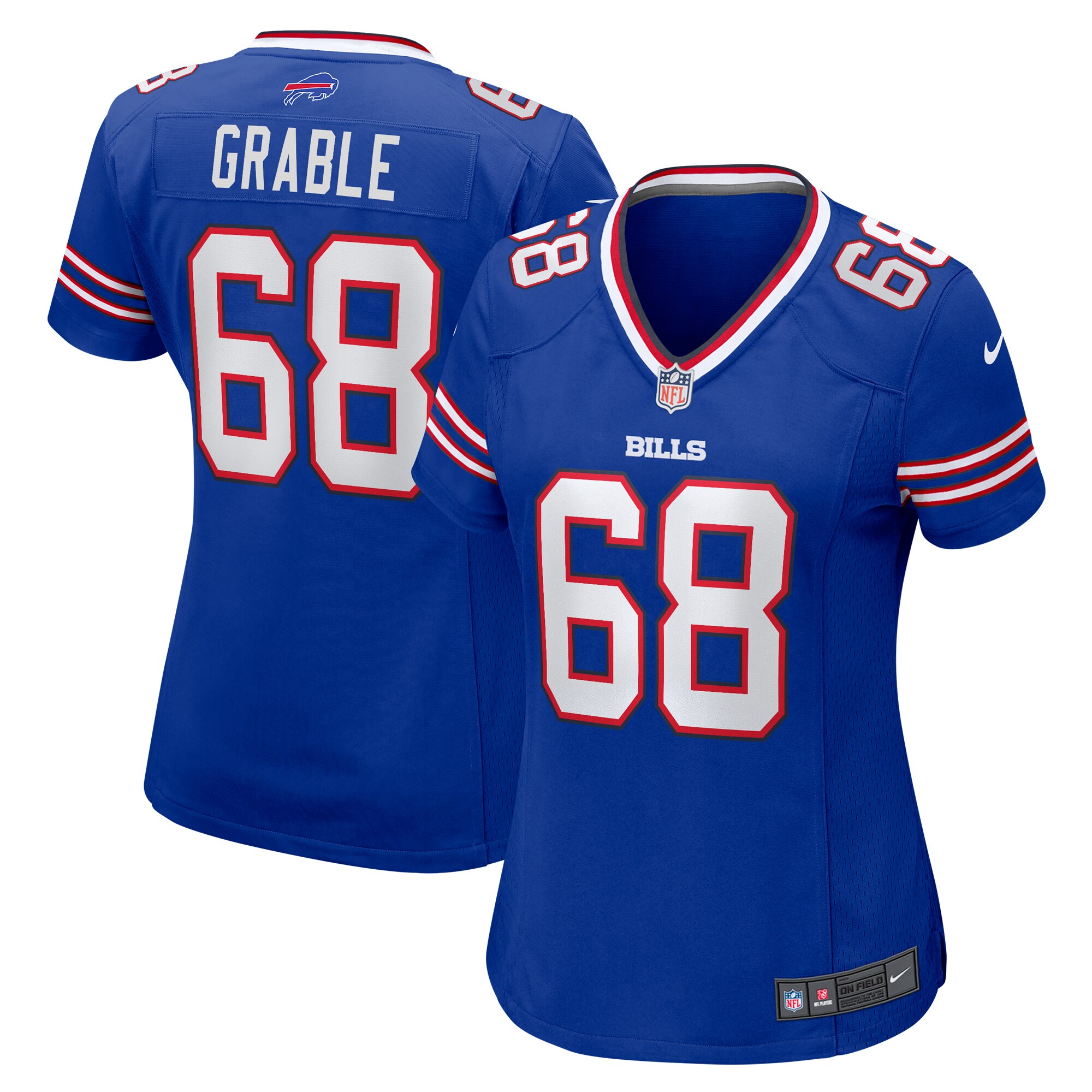 Women's Buffalo Bills Tylan Grable Royal Game Jersey JS1346 Saliibo